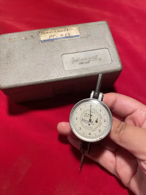 Interapid .0001” Dial Test Indicator 312B-3 Swiss Made Inspection Tool