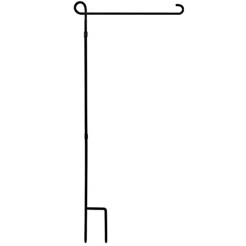 Garden Flag Holder Stand Premium Powder-Coated Yard Flag Pole Weath