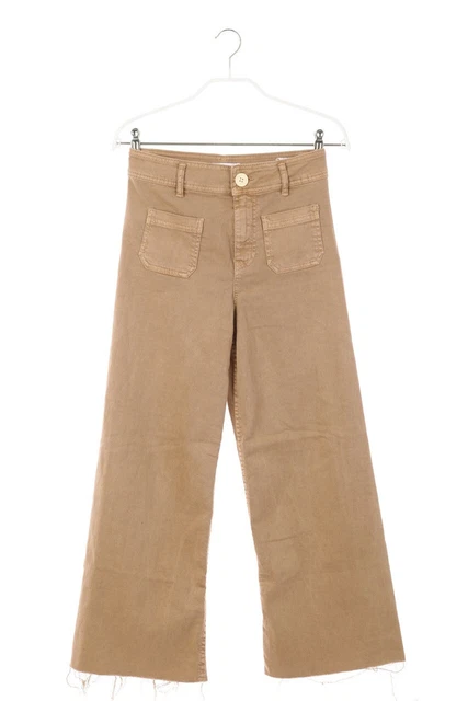 Pantaloni ZARA tasche applicate 164 caramello