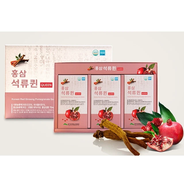 Palo de reina granada roja coreana 10 g x 30 palos comida coreana