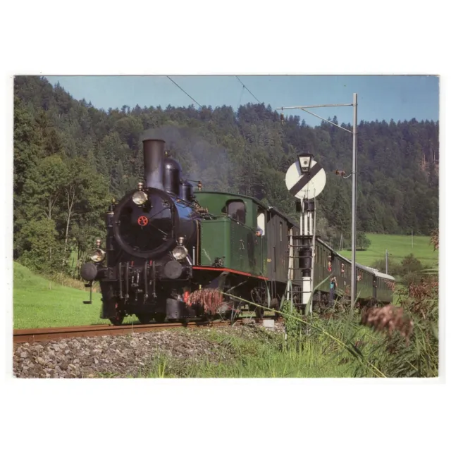 AK Eisenbahn Schweiz / DVZO - Dampfzug mit Lok Ed 3/4 Nr. 2, ex RSG, Bj. 1903