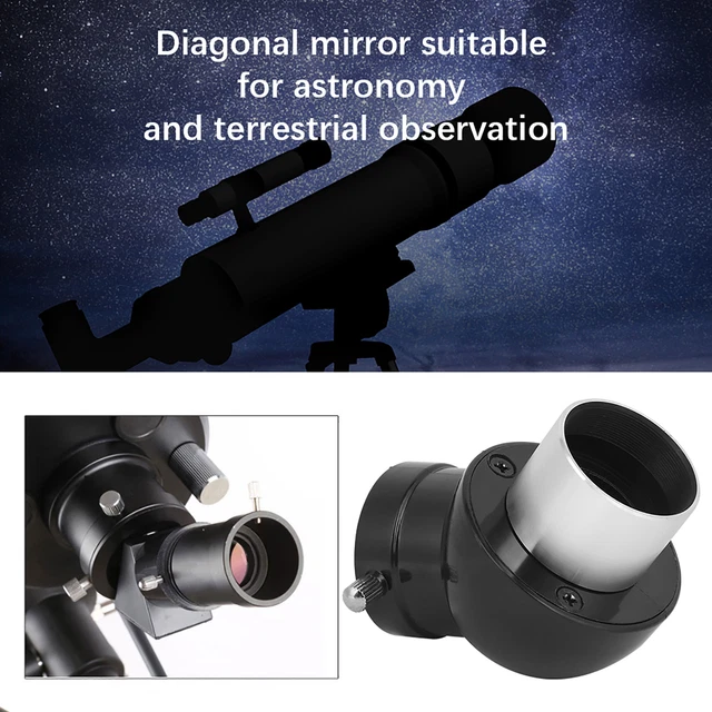 45 Degree Round Angle Diagonal Mirror 1.25 Inch Interface Astronomical Teles AOB