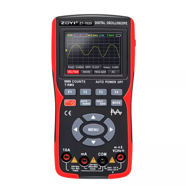 Multimètre d'oscilloscope numérique 2 en 1 Taux d'échantillonnage de 48 L8V6