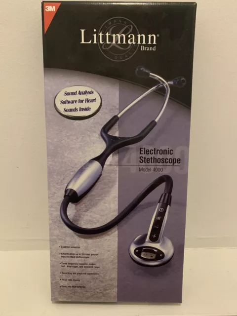 littmann stethoscope electronic 4000 Box 27 Inch 3M Missing Battery Cover