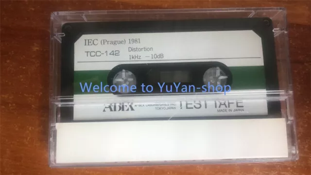 Genuine ABEX TCC-142 Level TEST TAPE 1KHZ -10DB