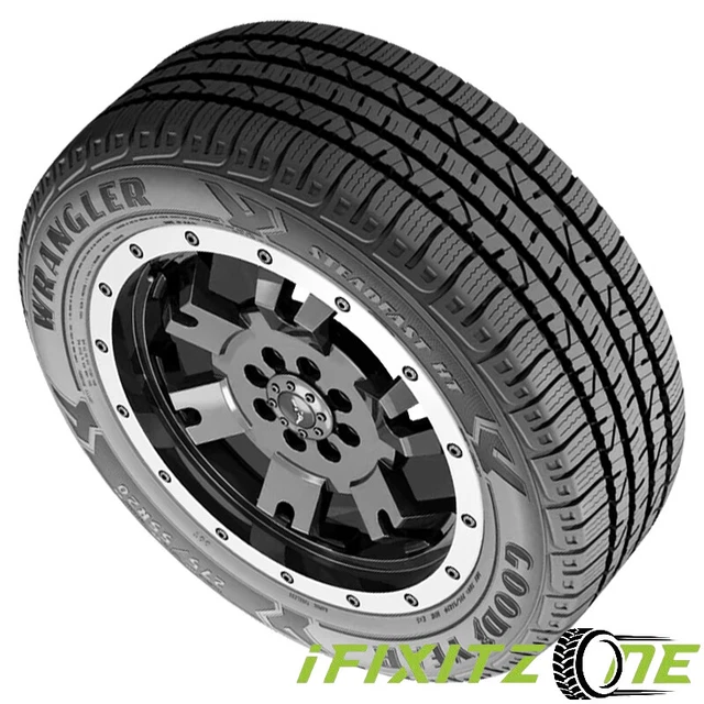 1 Goodyear Wrangler Steadfast HT 265/50R20 107H Tires, Highway, 800AB 70000 Mile