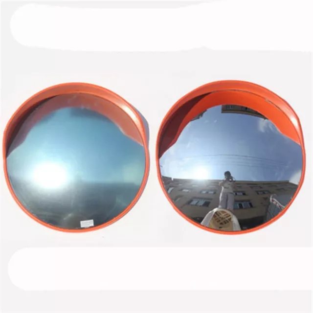 Traffic Driveway 30/45cm Convex Mirror Security Curved Wide Angle Road Mirrors