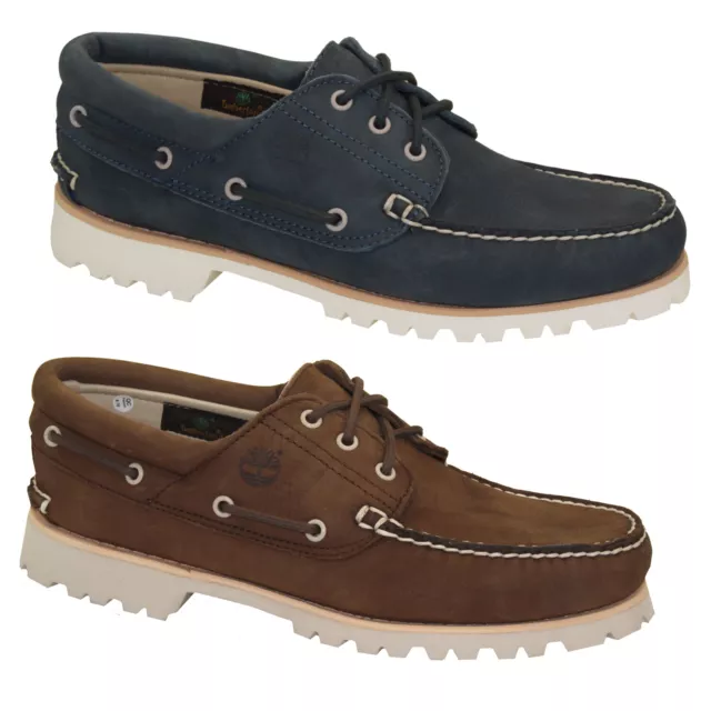 TIMBERLAND CHILMARK 3 EYE Boat Shoes Ultra Light Men Lace up Deck Shoes 78.18 PicClick UK