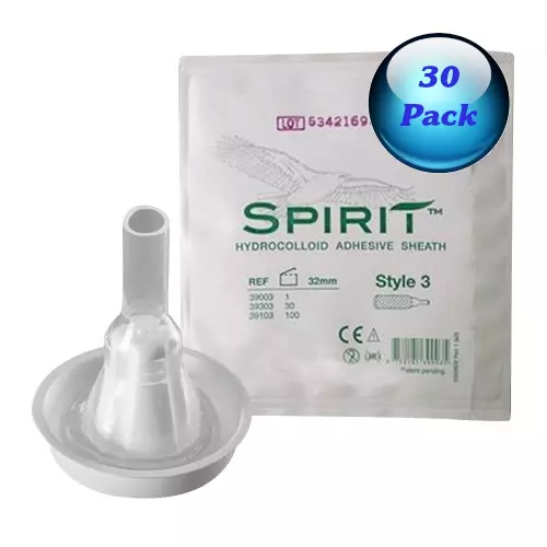 BARD 29mm SPIRIT Style 3 Hydrocolloid Extra Adhesive Sheath 7/2028