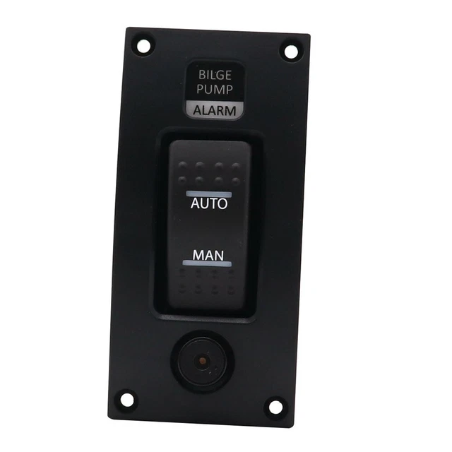 Panneau Interrupteur Automatic-Off-Manual Courbé Forme Plastique IP66 On-Off-On