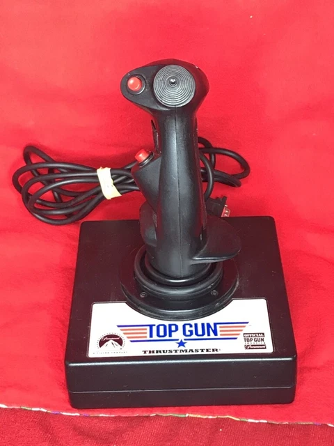 Top Gun Controller TOP GUN THRUSTMASTER officiel haut pistolet joystick port PC 15 broches ...