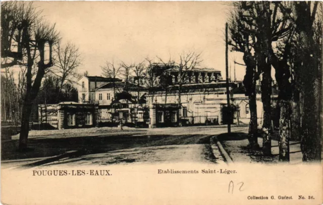 CPA POUGUES-les-EAUX - establishment St-CASUAL (456847)