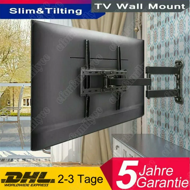 TV Wandhalterung Wandhalter LCD LED Fernseher 26-65 Zoll schwenkbar neigbar 55"