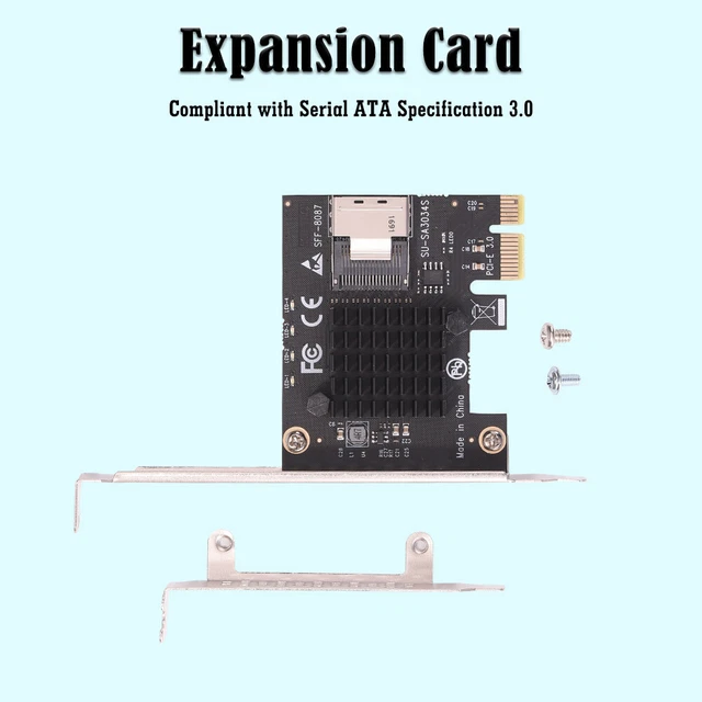 MINI PCIE RISER 1x Graphic Extension 6Gbps Riser Adapter Cards for ...
