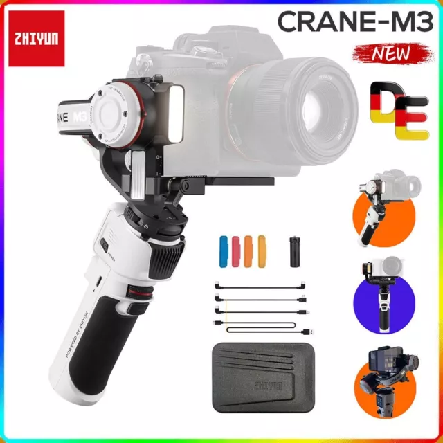 ZHIYUN Crane M3 Official Gimbal für Kamera und Smartphone 3-Achsen Stabilizer