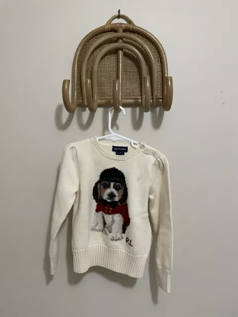 Kids Ralph Lauren Polo Dog Sweater/Jumper Size 5