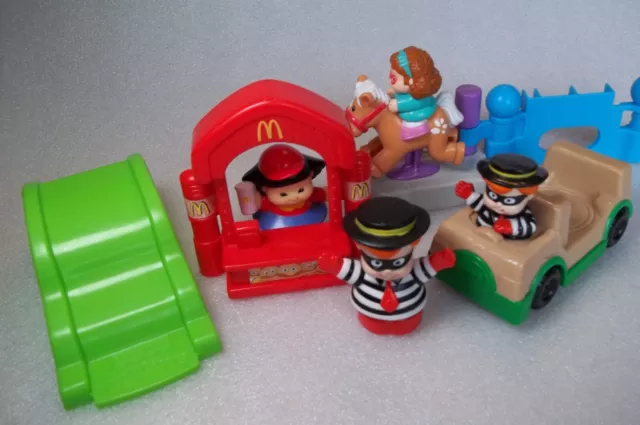 Fisher Price Little People McDonalds Playground Toys Figures 2005 7 Pc Lot Fisher Price Little People McDonalds Playground Toys Figures 2005 7 Pc Lot