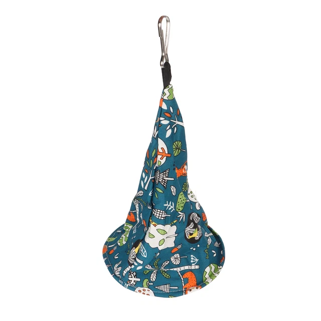 (20 * 27CM)Bird Hideaway Bed Cotton Hanging Bird Tent Soft Blue Waterproof With