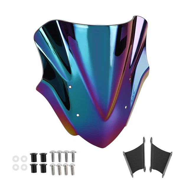 Protection Pare-brise Avant Moto MT-09 - Noir - 2021-2023 - Réduction Vent Et Projections