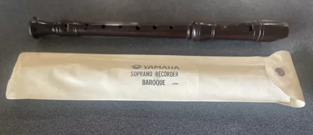 Yamaha Soprano Recorder Baroque - Made In Japan