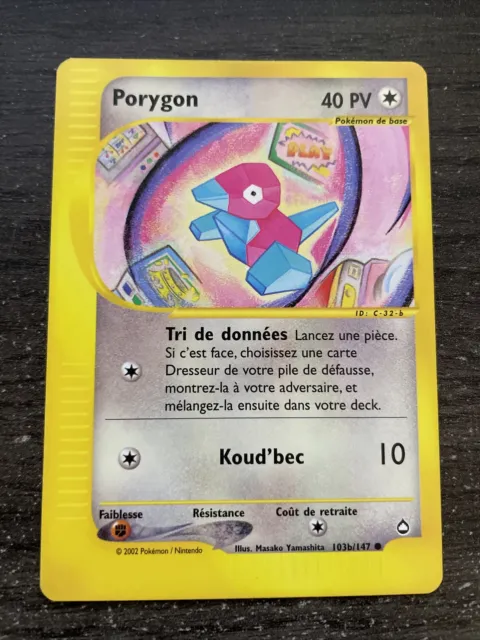 Porygon Commune - Pokemon 103B/147 Aquapolis Neuf Fr