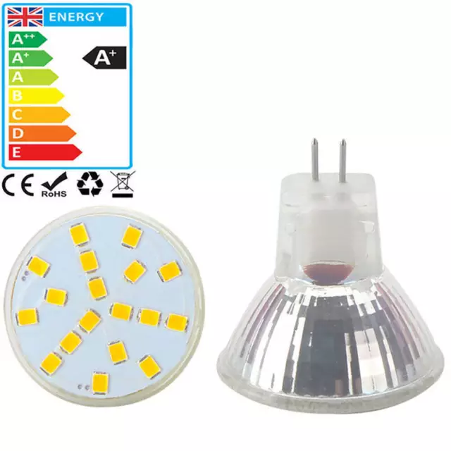 MR11 led bulb 12v AC DC replace halogen gu4 COB Spotlight Warm Cold White Light