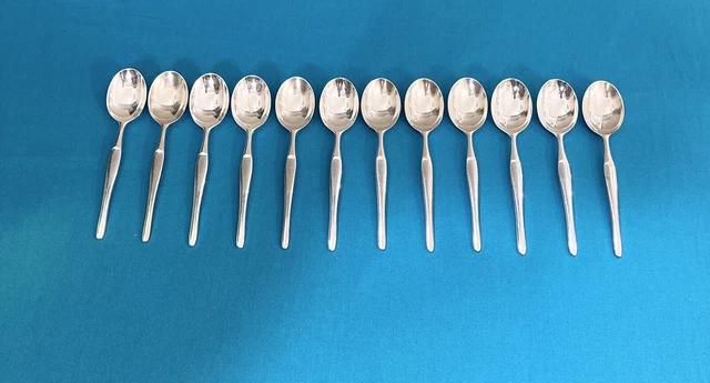 12 fourchettes de table métal argenté style art deco orfèvre