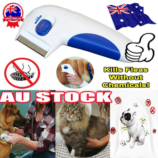 Comb Electric Dog Anti Flea Comb Head Lice Remover Pets Flear Pet Anti Tick RL
