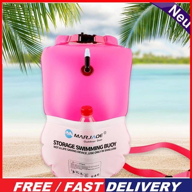 Boa Gonfiabile Da Nuoto SEAC Swim Dry - 36x61 Cm, 20 Lt - Alta Visibilit&agrave; Arancione