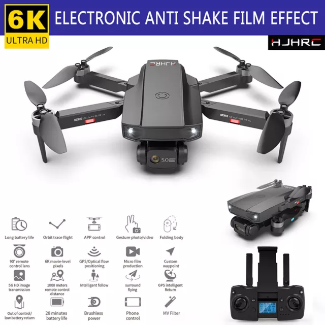 6K ESC Dual Camera Drone GPS Brushless Motor 5G HD Image Folding Quadcopter YS