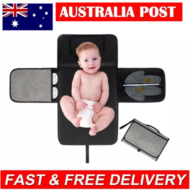 Waterproof Portable Baby Diaper Mat Pad Nappy Changing Bag Change Travel Home