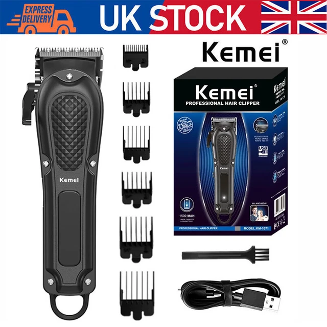 Professional Hair Clippers Cordless Trimmer Beard Cutting Machine Barber Kemei