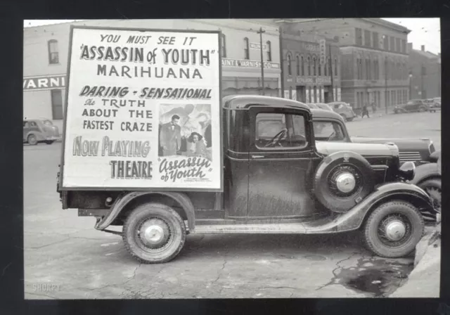 Real Photo Omaha Nebraska Downtown Theatre Advertising Postcard Copy