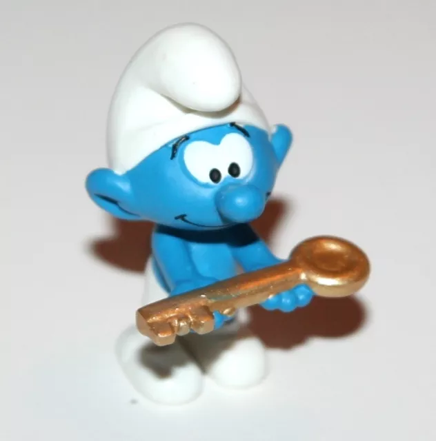 Smurfs - Smurf with Key (Schleich) *NEW* 2017 - (20795)