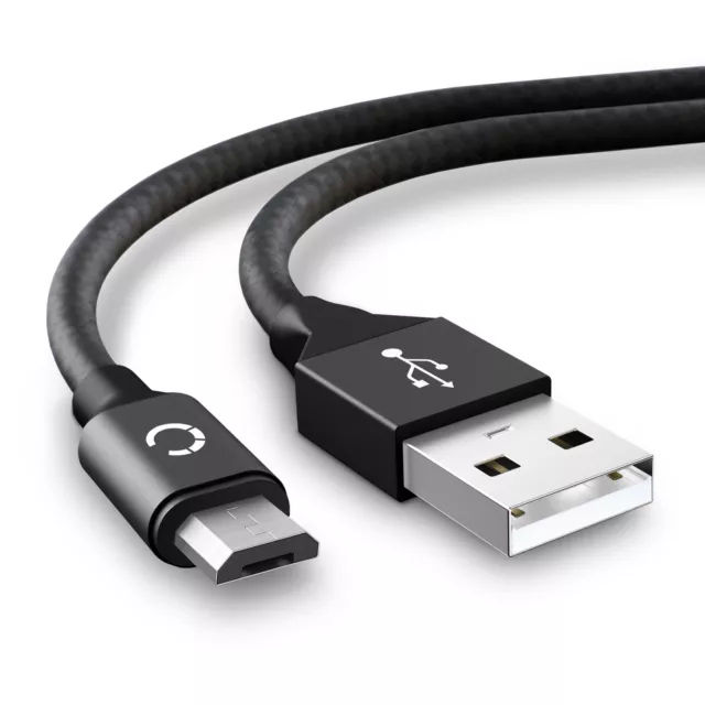 USB Kabel für TomTom Via 130 Via 1535T Go 400 Rider 50 Ladekabel 2A schwarz