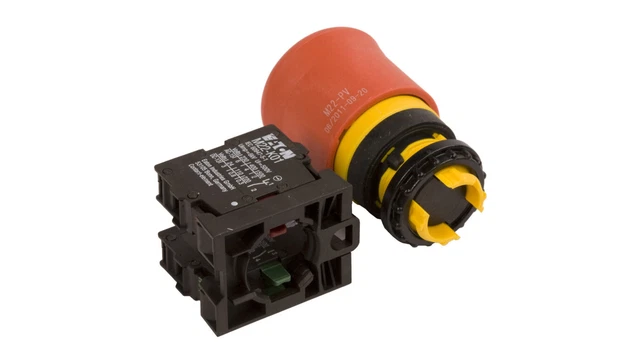 BOUTON DE SÉCURITÉ 22mm 1Z 1R IP66 coulissant M22-PV/K11 216516 /T2FR ...