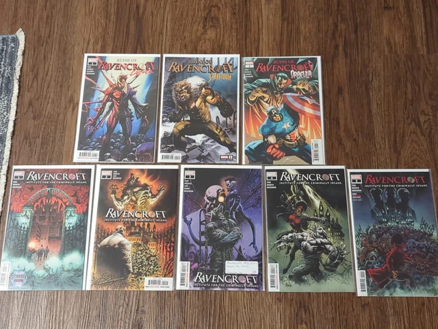 Marvel Comics Ruins of Ravencroft (2019) & Ravencroft (2020) 8 Comics Full Set