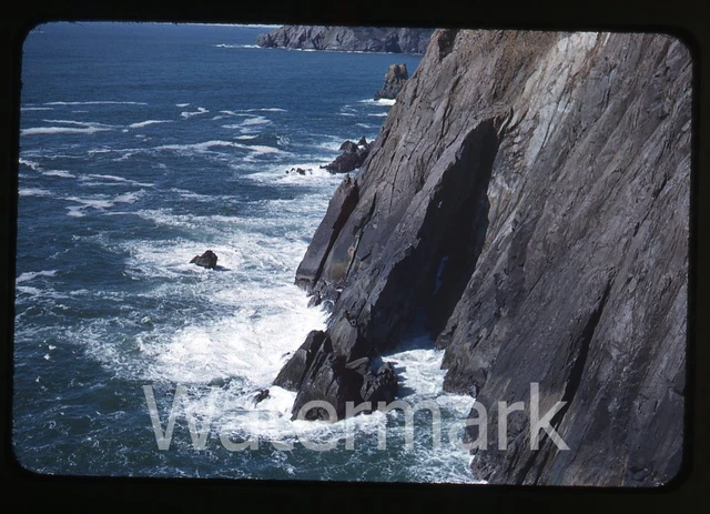 1950s red border Kodachrome photo slide  Oregon Coast