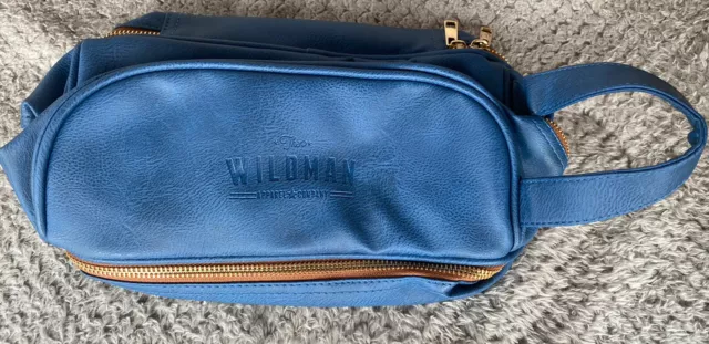 Wildman Herren Waschtasche, Dopp Kit wasserdichtes Futter zweilagig