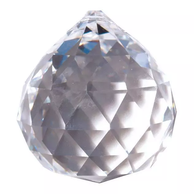 Kristall KUGEL Regenbogenkristall Prisma ca. 40 mm Feng Shui Energielenker