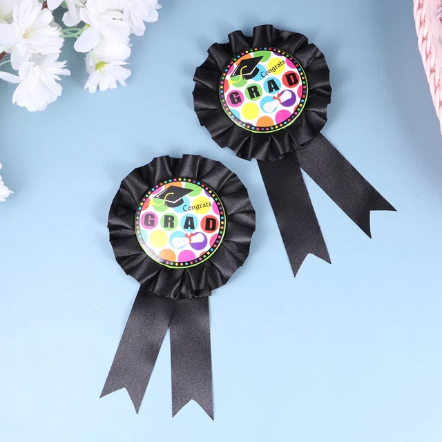 Broche de hojalata de graduación 5 piezas suministros para fiesta de graduación