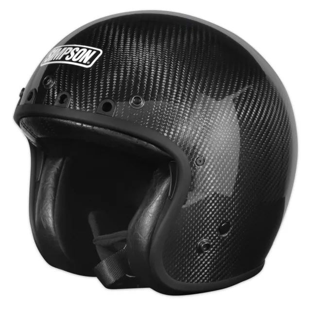 CHOPCXL Simpson Motorcycle Chopper Helmet US Carbon Fiber XL