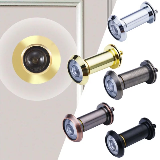 200° Porte Peephole Visionneuse Wide Angle Eye Sight Hole Ajustable Verre Len