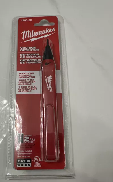 Milwaukee 2200-20 Voltage Detector Batteries Included