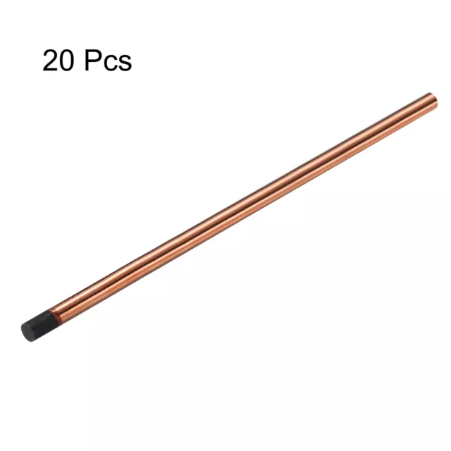 20pcs 12mmx355mm Carbon Arc Air Gouging Rods Copper Graphite Electrode Rods 3