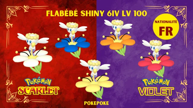 Pack Pokémon Écarlate/Violet : Motisma Shiny 6IV Level 100 + Master Ball - Version FR