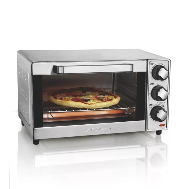 Hamilton Beach Countertop Toaster Oven & Pizza Maker Stainless Steel (31401)