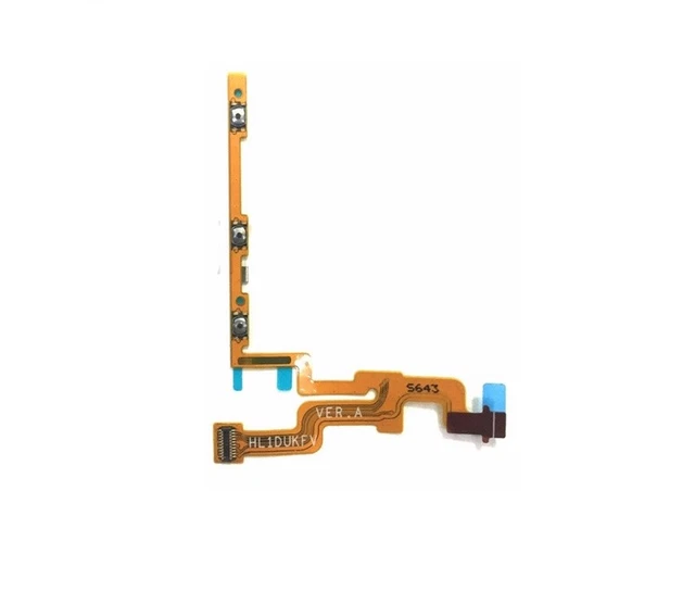 Câble de rechange plat flex pour circuit d'allumage bouton Power On Off Volume Mute contrôle touches latérales pour Huawei Honor 9 Lite) LLD-AL00