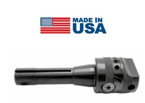 Made in USA 2"" x 3/8"" (Hole) X R8 Integrated Rod Precision Drill Head