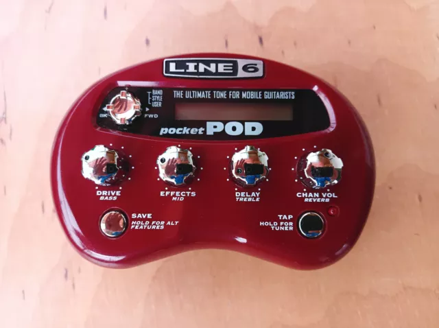 LINE6 pocketPOD E-Gitarren Multieffekt/Effektprozessor